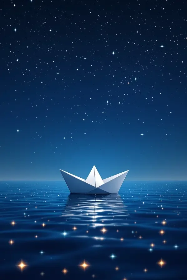 纸上的海 - 动画 《纸上的海》电影海报封面